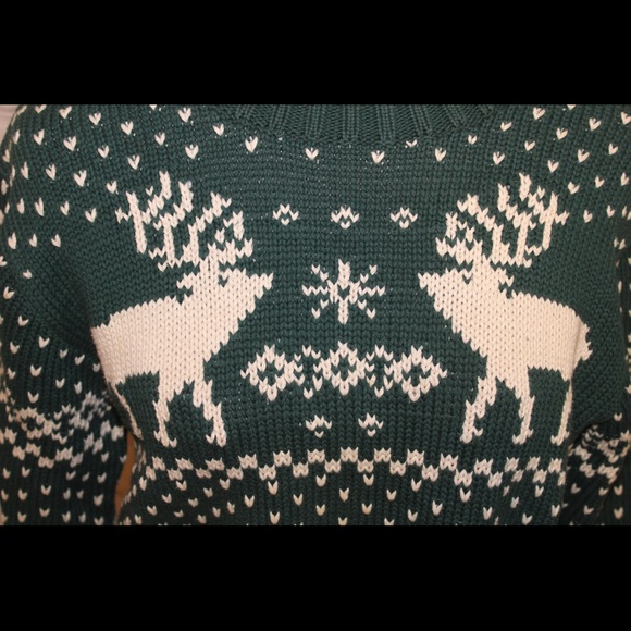 GAP Nordic Fair Isle Christmas Reindeer Sweater - Picture 2 of 5